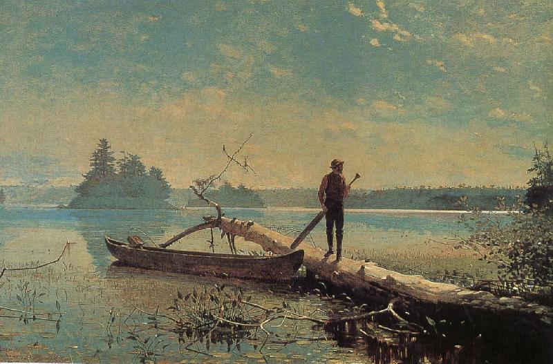 Winslow Homer Morning on the lake Germany oil painting art